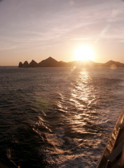 Sunset from a cruise, Cabo San Lucas, Mexico